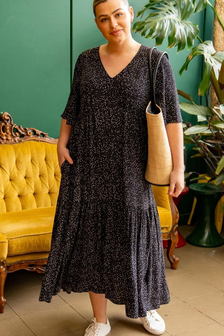 Babooshka Maxi Dress - Spot