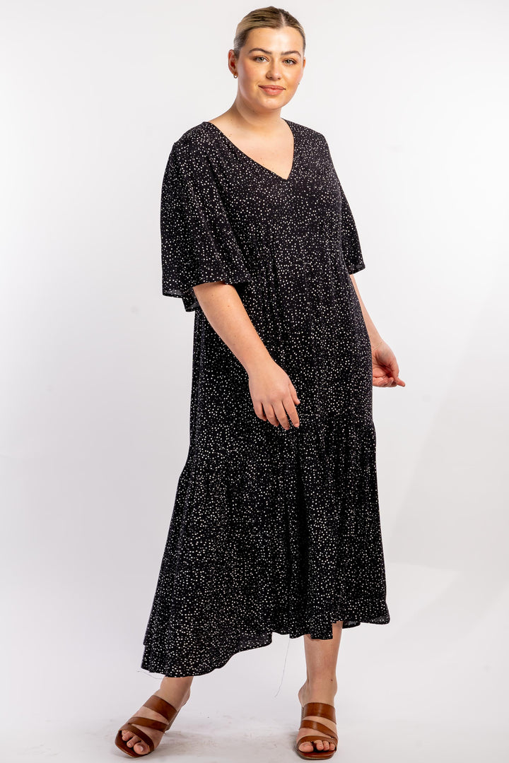 Babooshka Maxi Dress - Spot