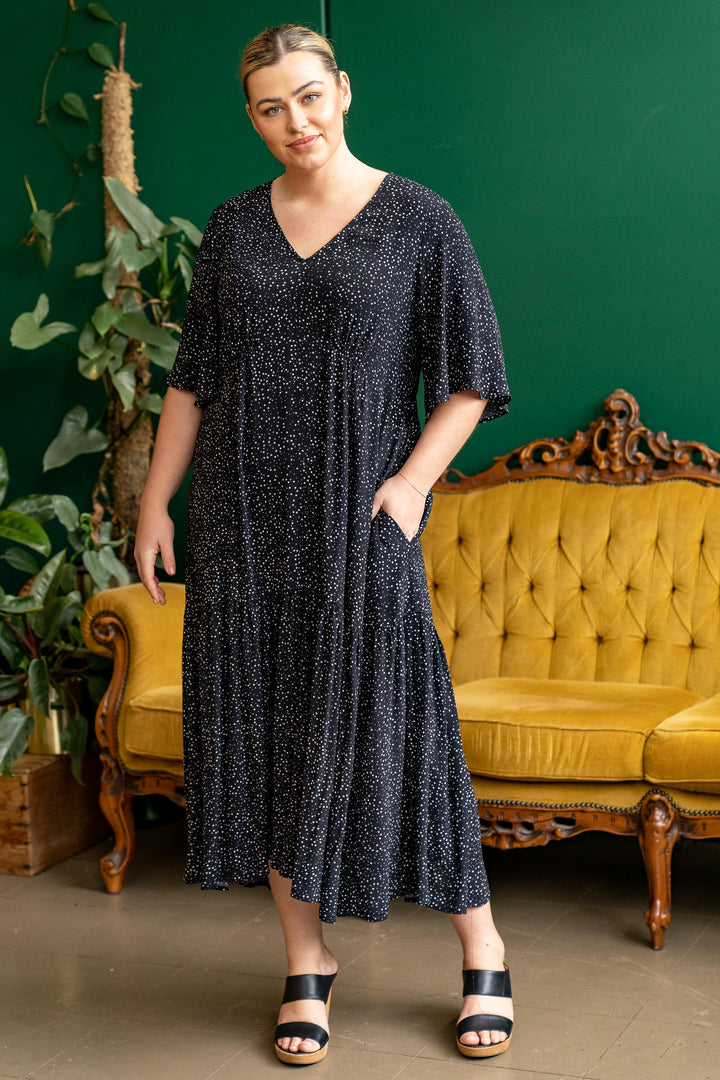 Babooshka Maxi Dress - Spot